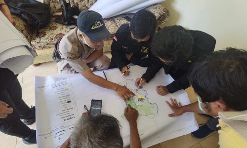 Pembelajaran dan pemetaan lapangan mahasiswa geografi